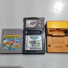 [ジャンク品] ゲームボーイ、アドバンス ソフト カセット 4点