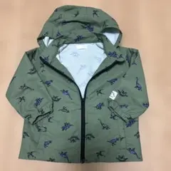 100cm b.ROOM パーカージャケット　アウター　フード付き　恐竜