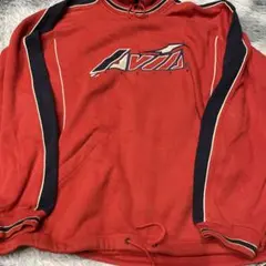 AVIA パーカー　フーディー 赤　レッド　ロゴ　90s 80s