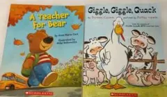 英語絵本 2冊セット A Teacher for Bear 英語の本