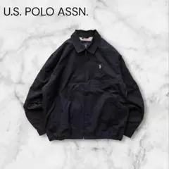 U.S. POLO ASSN.スウィングトップハリントンジャケット刺繍ロゴ