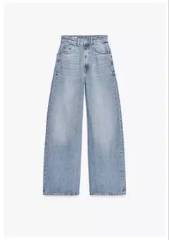ZARA ハイウエストデニム