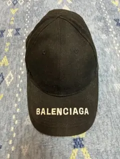 ✨極美✨BALENCIAGA キャップ L58 ロゴ 浅め マジックテープ 黒 - メルカリ