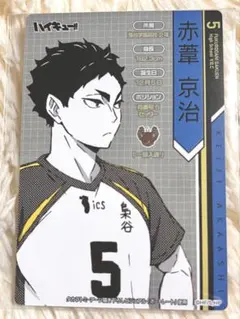 ハイキュー きゃらくたぶるカードグミvol.4 ノーマルカード 赤葦京治