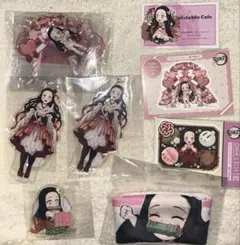 鬼滅の刃　竈門禰豆子　アクリルスタンド　スリーブ　誕生祭　誕生日　ステッカー