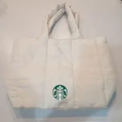 スターバックス ホワイト キルティングトートバッグ
