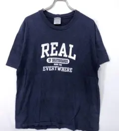 REAL skateboards Hanes L ロンT リアル Tシャツ SALE REAL SKATEBOARDS Tシャツ 長袖 リアル スケートボード
