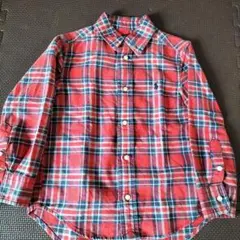 Polo Ralph Lauren チェック柄長袖シャツ 4T