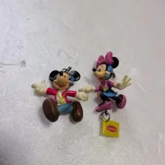 ディズニー ミッキー＆ミニー ストラップ 2個セット