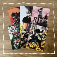 ヒロアカ 原画展 原作絵 ポストカード 緑谷出久 麗日お茶子 爆豪勝己 轟焦凍