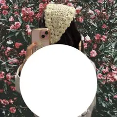 ハート模様のイヤーマフ