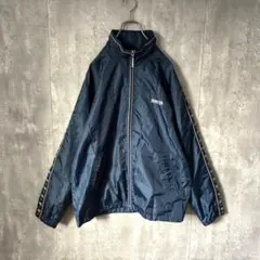 【希少モデル！】90's レトロ フルジップ ウィンドブレーカー ワンポイント
