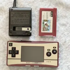 【美品/純正充電器】ゲームボーイミクロ ファミコンエディション＋マリオ付