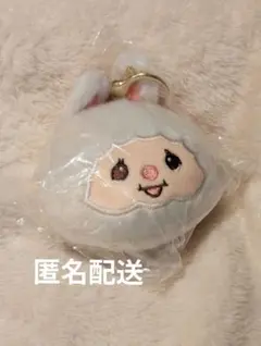 チムたん ホワイト フェイスぬいぐるみキーホルダー