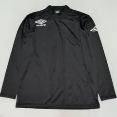 【底値格安！】150★umbro アンブロ★ロゴプリントＴシャツ★黒のサムネイル