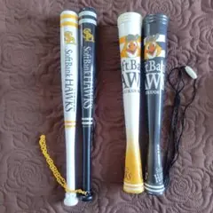 SoftBank Hawks 応援バット ２セット