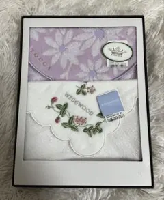 【値下げ】WEDGWOOD TOCCAハンカチ 2枚セット