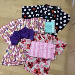 浴衣 3着(サイズ100、120、150)