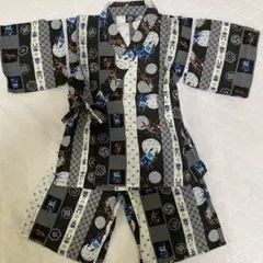 GANGBUSTER 甚平 120 昆虫柄 グレー系