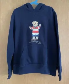 RALPH LAUREN ポロベア ネイビー パーカー 140 S