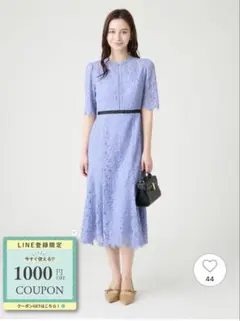 美品 CELFORD 2025セルフォード 佳子様着用 フラワーレースワンピース