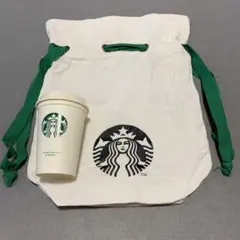 STARBUCKS スターバックス　リユーザブルカップと巾着布袋セット