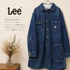 Lee デニム ワンピース シャツワンピ M レディース ロング 羽織