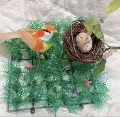 ガーデニング　イースターグッズ　鳥　卵　鳥の巣　イースター　　ミニチュアガーデン
