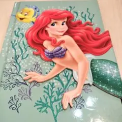 ディズニーストア アリエルブック型マグネット式ノート リトルマーメイド今だけ