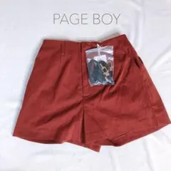 【最終値下げ！6月末掲示終了】PAGEBOY ショートパンツ ブラウン ベルト付のサムネイル