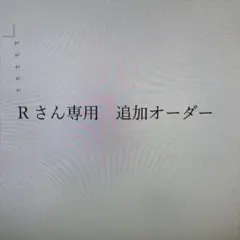 Rさん専用 追加オーダー