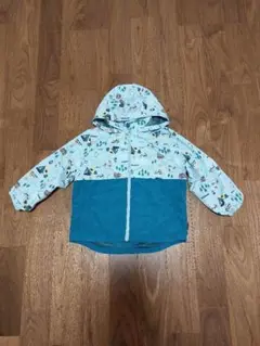 ムージョンジョン キャンプ柄配色裏メッシュジャケット