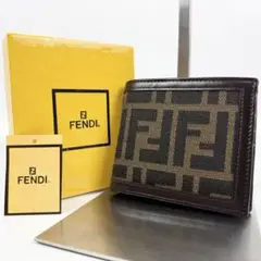 フェンディ マネークリップ 札入れ カードケース FFロゴ ズッカ柄 バイ