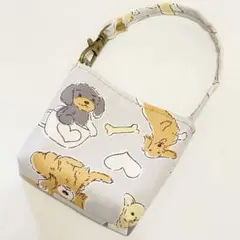 特別価格 ハンドメイド ミニリュック型ポーチ カラフル 犬 - メルカリ