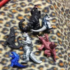 新品暗室保管品 ゴジラ怪獣セット ６体セット