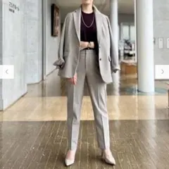 ユニクロ テーラードジャケット アンクルパンツ セットアップ S