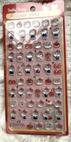 【正規品】 ボンボンドロップシール サンリオmini ハローキティ　赤　レッド