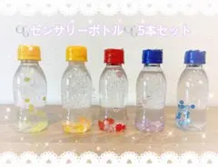 キラキラセンサリーボトル 5本セット　保育　知育玩具 保育園　幼稚園