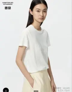 UNIQLO リネンクルーネックTのサムネイル
