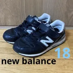 new balance スニーカー 18 ブラックレザー黒　ニューバランス996