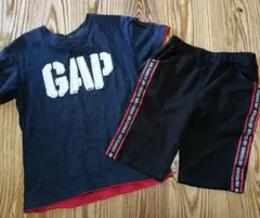 120GAP ロゴTシャツとショートパンツセット