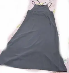 【スピード発送】キャミソールワンピース グレー