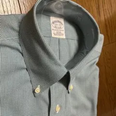 ブルックスブラザース ボタンダウンシャツ 青タグ 15 1/2 - 33