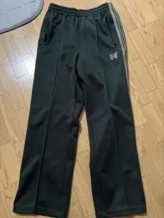 Needles トラックパンツ XS 別注 黒白 ストレート - メルカリ