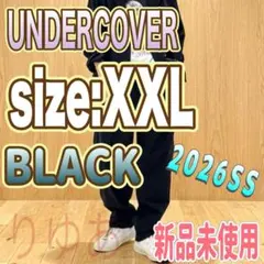 GU UNDERCOVER ワイドテーパードパンツ ブラック XXL 2026②