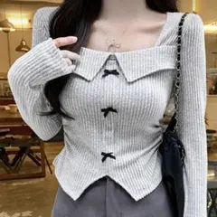 HYEON ヘヨン アップルパイニット ホワイト HYEON ヘヨン アップルパイニット - メルカリ