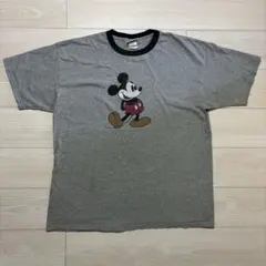 90s Disney ディズニー ミッキー リンガー tシャツ
