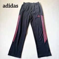 adidas レディース ジャージ パンツ ブラック ピンクのサムネイル