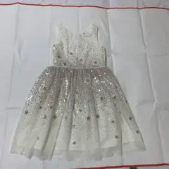 サマードレス　7-8歳の女の子　キラキラスパンコール