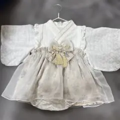 バースデー cottoli 袴ロンパース 70cm